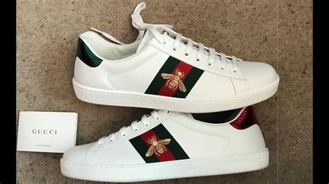 gucci bee sneakers unboxing|original Gucci bee sneakers.